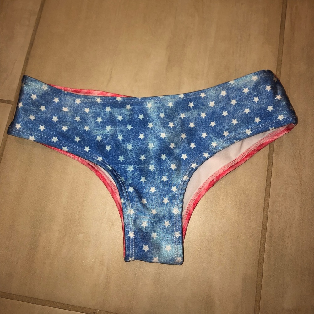 America theme bikini bottoms